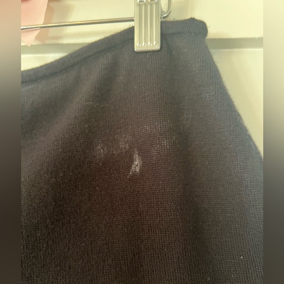 Amlul Soft Knit Mini Skirt with Buttons Down Side - Picture 8 of 9